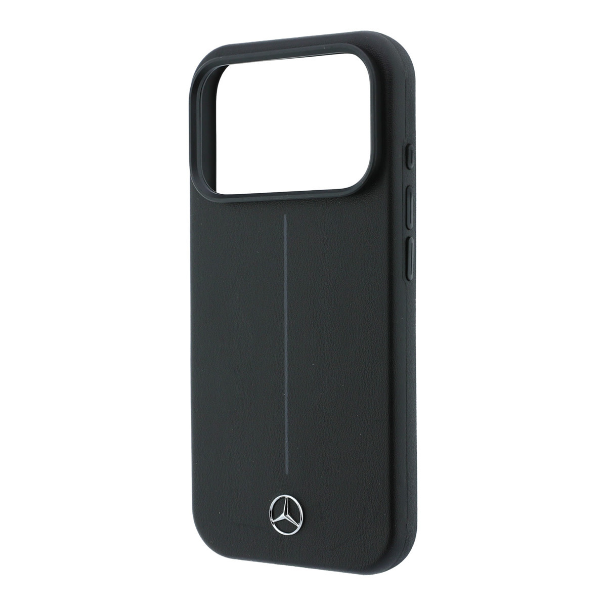 Mercedes-Benz iPhone 18 Pro Case hard shell - MagSafe - PU - Semi Wrap - Iconic Line Zwart - detail 5