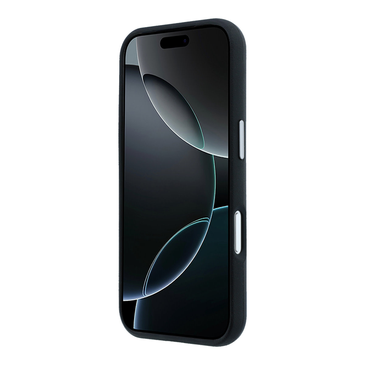 Mercedes-Benz iPhone 18 Pro hoesje - HC Magsafe PU Semi Wrap With Iconic Line - Zwart - detail 4