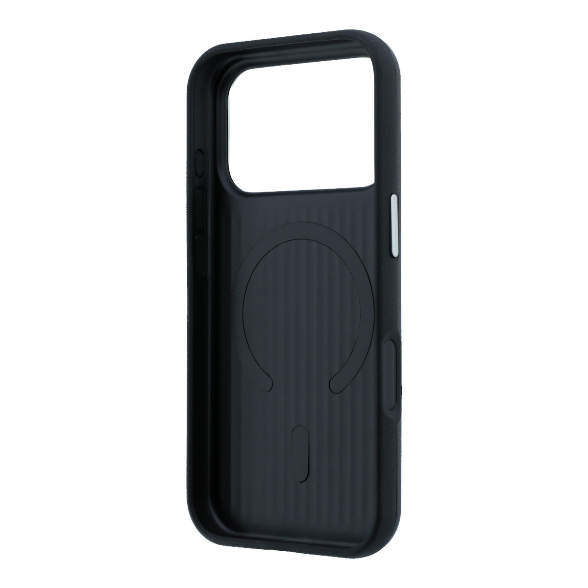Mercedes-Benz iPhone 18 Pro hoesje - HC Magsafe PU Semi Wrap With Iconic Line - Zwart - detail 6