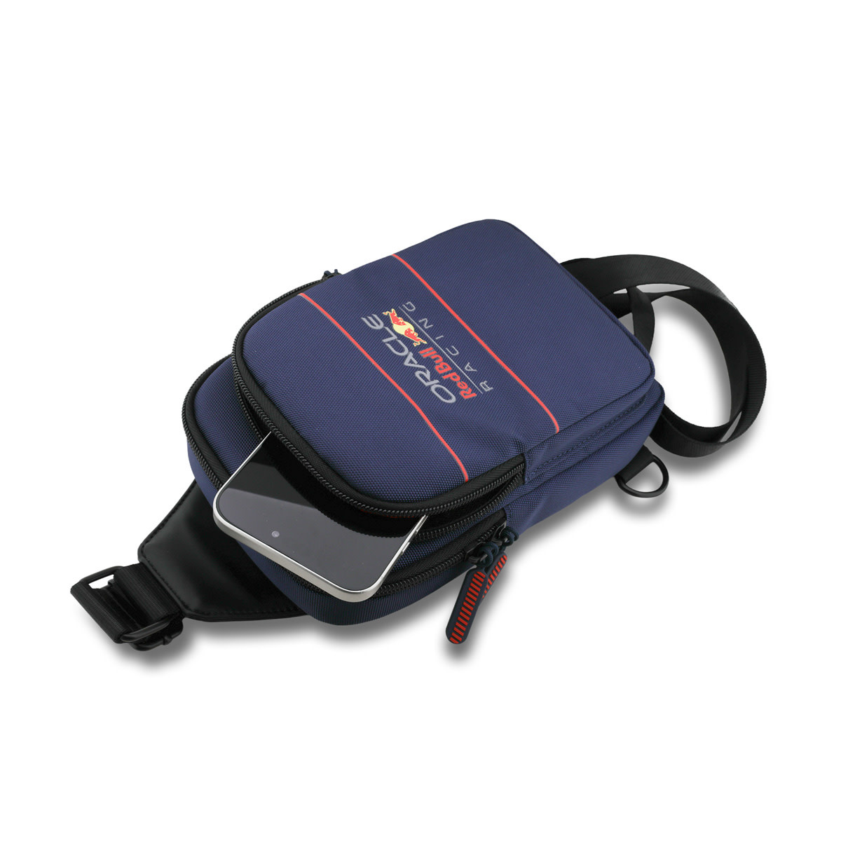 Red Bull Racing Nylon Crossbody Bag - Oversized Logo - Donkerblauw - detail 2