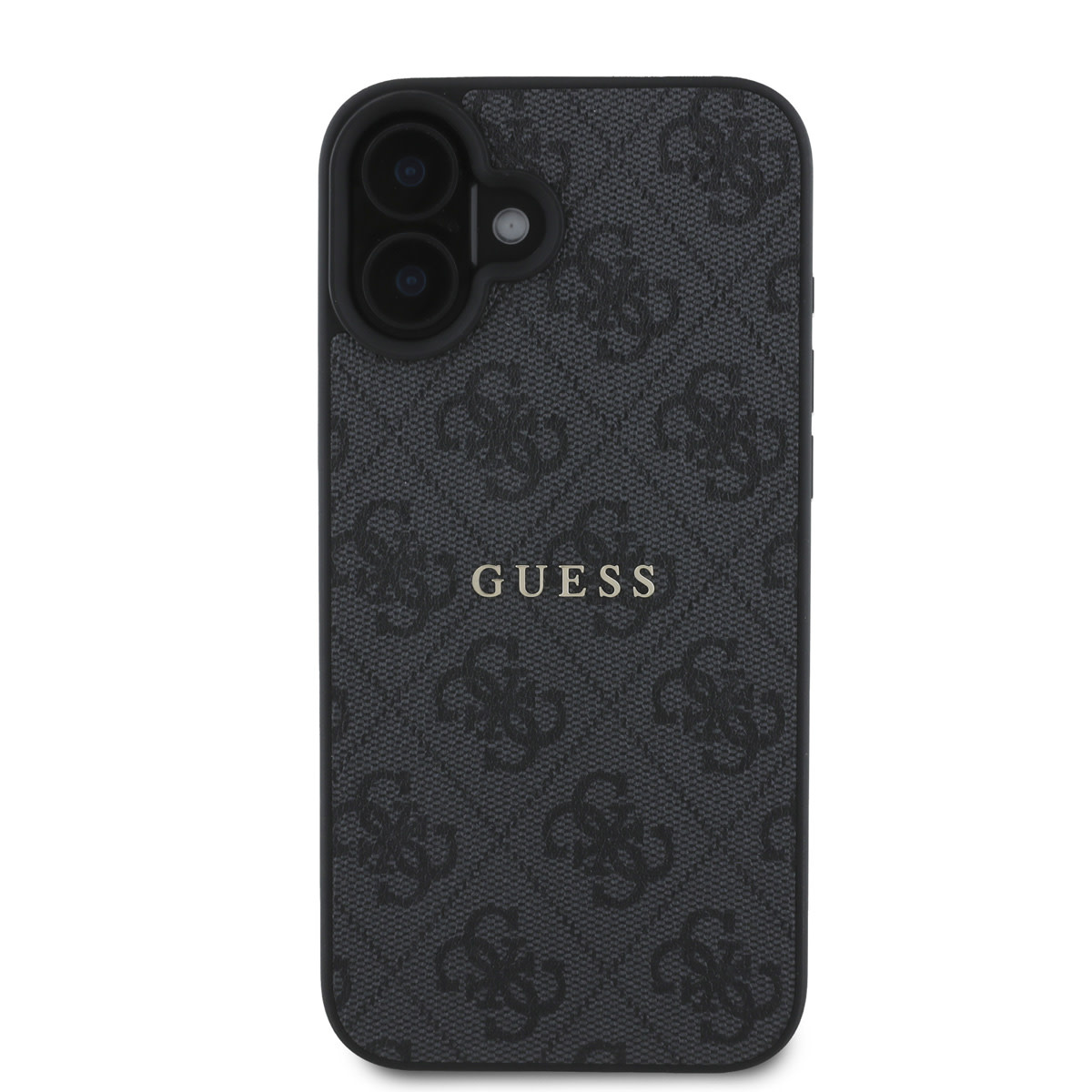 GUESS iPhone 16 Plus hoesje - HC MagSafe PU 4G Classic metalen logo - Zwart - detail 2